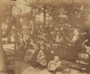 (Guignol, Luxembourg Gardens) by Eugène Atget